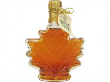 Maple Leaf Shaped Glass 250ml - 100% Pure Vermont Maple Syrup