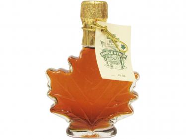 Maple Leaf Shaped Glass 100ml - 100% Pure Vermont Maple Syrup