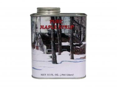 Quart Tin - 100% Pure Vermont Maple Syrup